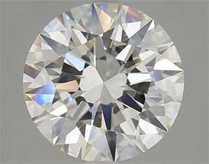 Picture of Natural Diamond 3.06 Carats, Round with Excellent Cut, J Color, IF Clarity and Certified by GIA