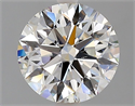 Natural Diamond 2.01 Carats, Round with Excellent Cut, H Color, SI1 Clarity and Certified by GIA