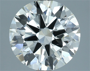 Picture of Natural Diamond 3.02 Carats, Round with Excellent Cut, I Color, VS1 Clarity and Certified by IGI