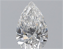 Natural Diamond 0.76 Carats, Pear with  Cut, F Color, SI1 Clarity and Certified by GIA