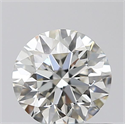 Natural Diamond 0.50 Carats, Round with Excellent Cut, J Color, VVS2 Clarity and Certified by GIA