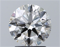 Natural Diamond 2.01 Carats, Round with Excellent Cut, G Color, VS1 Clarity and Certified by GIA