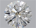 Natural Diamond 2.01 Carats, Round with Excellent Cut, F Color, VS2 Clarity and Certified by GIA