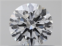 Natural Diamond 0.41 Carats, Round with Excellent Cut, F Color, VS2 Clarity and Certified by GIA