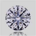 Natural Diamond 0.40 Carats, Round with Excellent Cut, F Color, SI2 Clarity and Certified by GIA