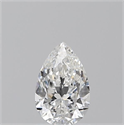 Natural Diamond 0.90 Carats, Pear with  Cut, E Color, SI1 Clarity and Certified by GIA