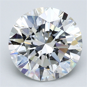 Picture of Natural Diamond 5.03 Carats, Round with Excellent Cut, G Color, VS2 Clarity and Certified by GIA