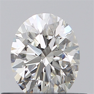 Picture of Natural Diamond 0.40 Carats, Round with Excellent Cut, J Color, IF Clarity and Certified by GIA