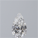 Natural Diamond 1.05 Carats, Pear with  Cut, D Color, VVS1 Clarity and Certified by GIA