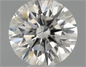 Natural Diamond 0.40 Carats, Round with Excellent Cut, G Color, SI2 Clarity and Certified by IGI