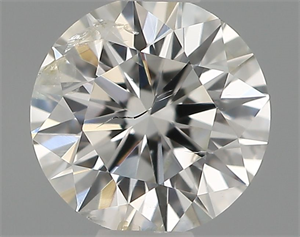 Picture of Natural Diamond 0.40 Carats, Round with Excellent Cut, G Color, SI2 Clarity and Certified by IGI