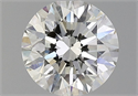 Natural Diamond 2.01 Carats, Round with Excellent Cut, J Color, VS2 Clarity and Certified by GIA