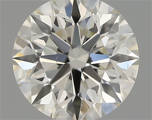 Picture of Natural Diamond 0.55 Carats, Round with Excellent Cut, H Color, SI1 Clarity and Certified by IGI