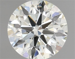 Picture of Natural Diamond 0.55 Carats, Round with Excellent Cut, I Color, VS1 Clarity and Certified by IGI