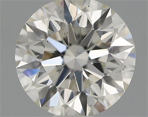 Picture of Natural Diamond 0.62 Carats, Round with Excellent Cut, I Color, VS2 Clarity and Certified by IGI