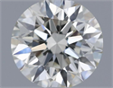 Natural Diamond 0.41 Carats, Round with Excellent Cut, H Color, VS1 Clarity and Certified by IGI