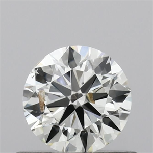 Picture of Natural Diamond 0.50 Carats, Round with Excellent Cut, H Color, I1 Clarity and Certified by IGI