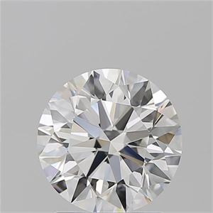 Picture of Natural Diamond 1.80 Carats, Round with Excellent Cut, E Color, VVS1 Clarity and Certified by GIA