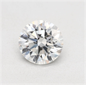 Natural Diamond 2.50 Carats, Round with Excellent Cut, J Color, SI1 Clarity and Certified by GIA