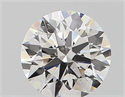 Natural Diamond 0.40 Carats, Round with Excellent Cut, G Color, SI2 Clarity and Certified by GIA