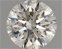 Natural Diamond 0.42 Carats, Round with Excellent Cut, H Color, VS1 Clarity and Certified by IGI