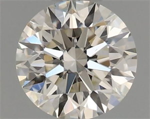 Picture of Natural Diamond 0.42 Carats, Round with Excellent Cut, H Color, VS1 Clarity and Certified by IGI