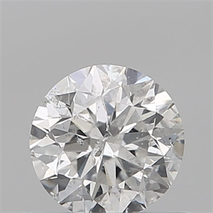 Picture of Natural Diamond 0.50 Carats, Round with Very Good Cut, F Color, I1 Clarity and Certified by IGI