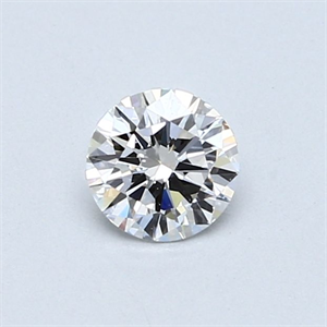 Picture of Natural Diamond 0.42 Carats, Round with Very Good Cut, D Color, VVS2 Clarity and Certified by GIA