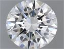 Natural Diamond 0.40 Carats, Round with Very Good Cut, J Color, VS1 Clarity and Certified by GIA