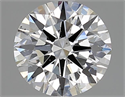 Natural Diamond 2.01 Carats, Round with Excellent Cut, G Color, SI1 Clarity and Certified by GIA