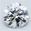 Natural Diamond 3.13 Carats, Round with Excellent Cut, D Color, VS1 Clarity and Certified by GIA