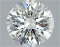 Natural Diamond 2.02 Carats, Round with Excellent Cut, H Color, VS2 Clarity and Certified by GIA