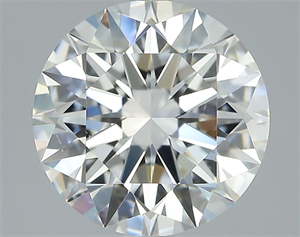 Picture of Natural Diamond 2.02 Carats, Round with Excellent Cut, H Color, VS2 Clarity and Certified by GIA