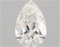 Natural Diamond 0.71 Carats, Pear with  Cut, F Color, VVS2 Clarity and Certified by GIA