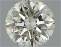 Natural Diamond 0.40 Carats, Round with Very Good Cut, K Color, SI2 Clarity and Certified by IGI