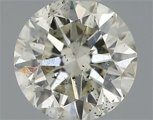 Picture of Natural Diamond 0.40 Carats, Round with Very Good Cut, K Color, SI2 Clarity and Certified by IGI