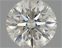 Natural Diamond 0.40 Carats, Round with Excellent Cut, H Color, SI1 Clarity and Certified by IGI