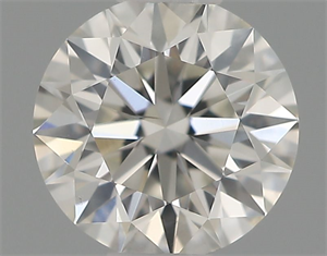 Picture of Natural Diamond 0.40 Carats, Round with Excellent Cut, H Color, SI1 Clarity and Certified by IGI