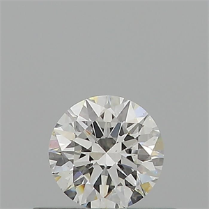 Picture of Natural Diamond 0.40 Carats, Round with Excellent Cut, H Color, SI1 Clarity and Certified by GIA