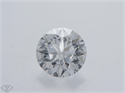 Natural Diamond 0.40 Carats, Round with Excellent Cut, E Color, VS2 Clarity and Certified by GIA