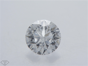 Picture of Natural Diamond 0.40 Carats, Round with Excellent Cut, E Color, VS2 Clarity and Certified by GIA