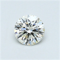 Natural Diamond 0.46 Carats, Round with Very Good Cut, K Color, VS2 Clarity and Certified by GIA