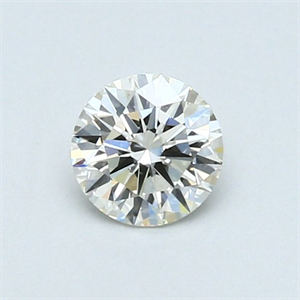 Picture of Natural Diamond 0.46 Carats, Round with Very Good Cut, K Color, VS2 Clarity and Certified by GIA