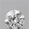 Natural Diamond 0.40 Carats, Round with Excellent Cut, H Color, SI1 Clarity and Certified by GIA