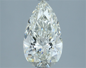 Picture of Natural Diamond 2.06 Carats, Pear with  Cut, I Color, VVS1 Clarity and Certified by IGI