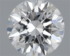 Picture of Natural Diamond 0.40 Carats, Round with Excellent Cut, D Color, VS1 Clarity and Certified by GIA