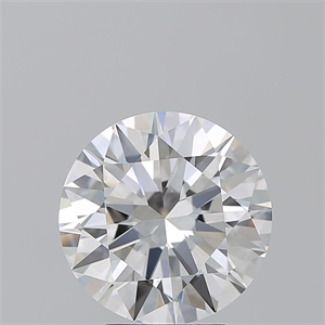 Picture of Natural Diamond 4.01 Carats, Round with Excellent Cut, D Color, VS2 Clarity and Certified by GIA