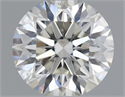 Natural Diamond 0.46 Carats, Round with Excellent Cut, H Color, SI1 Clarity and Certified by IGI