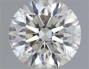 Picture of Natural Diamond 0.46 Carats, Round with Excellent Cut, H Color, SI1 Clarity and Certified by IGI