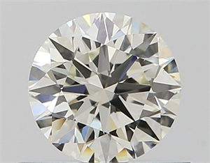 Picture of Natural Diamond 0.50 Carats, Round with Excellent Cut, K Color, VVS1 Clarity and Certified by GIA